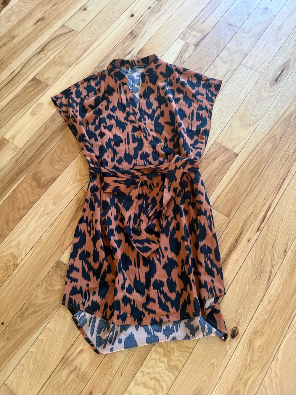 Animal print dress Size medium